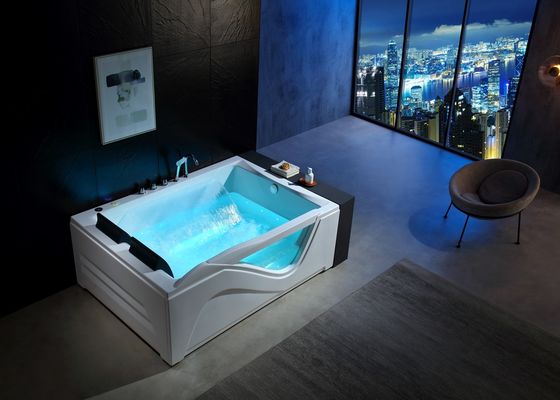 ラドド 豪華 ダブル 矩形 バスタブ ワンピース LED 底部ライト