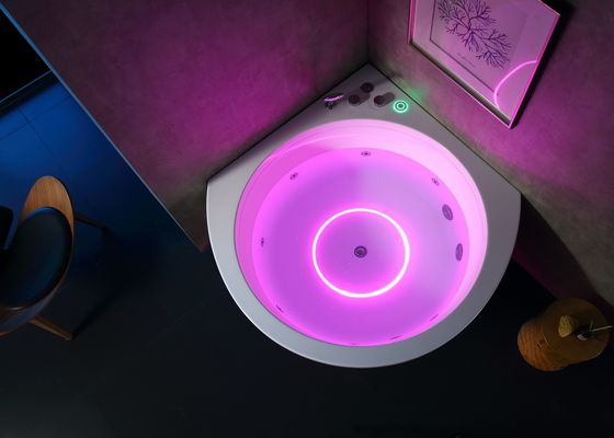 プレミアム ラドド E-8005B コーナー マッサージ バスタブ ウォーターフォール 音楽 LEDライト