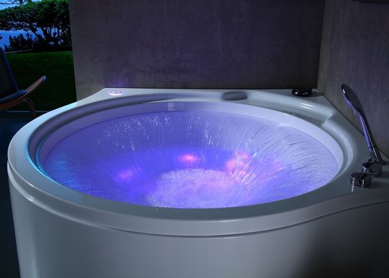アクリル ウォールプール コーナー マッサージ バスタブ 円形滝