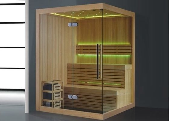 4人のサウナルームは,時間とともに調整可能な制御パネルを承認