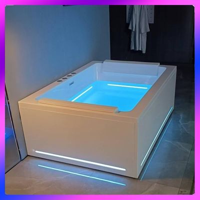 ラドド E-8042 2人用 アクリル式長方形の浴槽 LEDストライプマッサージジェット